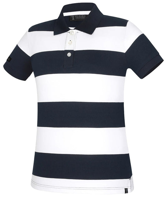 Pilbara Womens Sophia Classic Cotton Polo - French Navy/White