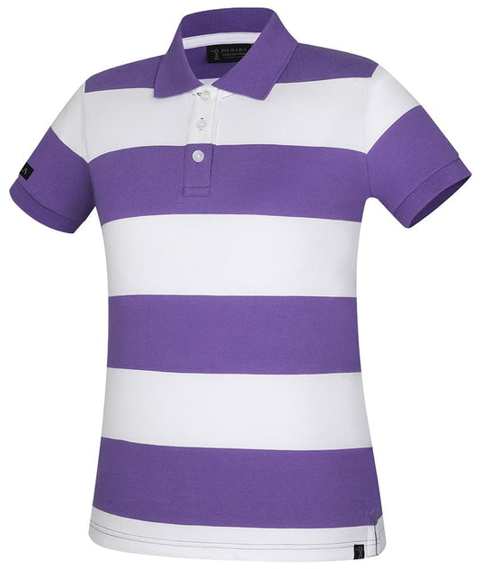 Pilbara Womens Sophia Classic Cotton Polo - Passion Flower/White