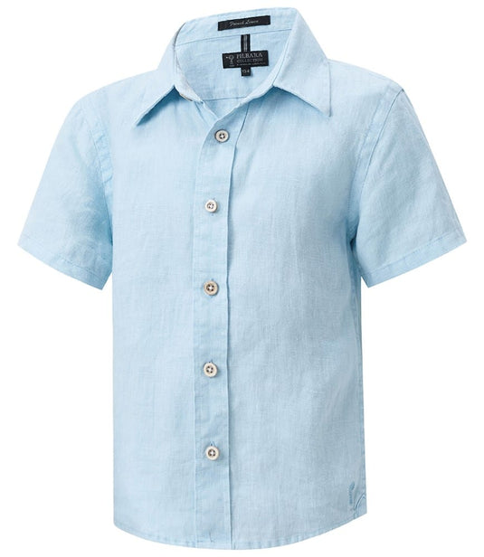 Pilbara Childrens Linen Short Sleeve Shirt