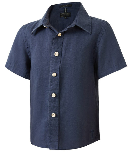 Pilbara Childrens Linen Short Sleeve Shirt