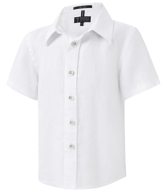 Pilbara Childrens Linen Short Sleeve Shirt