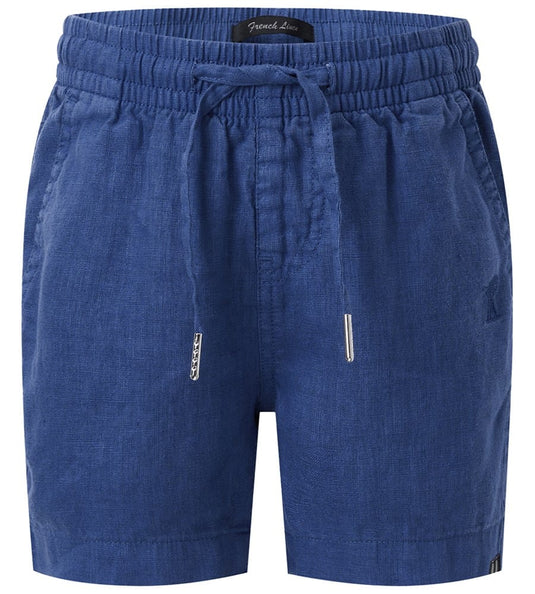 Pilbara Childrens Linen Shorts - Deep Blue