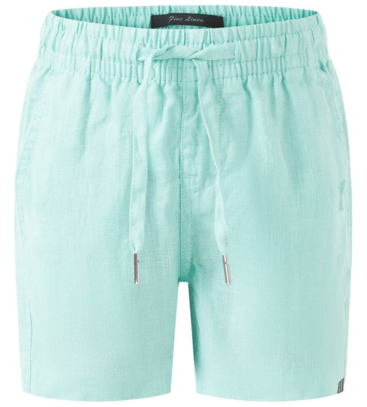 Pilbara Childrens Linen Shorts - Limpet Shell
