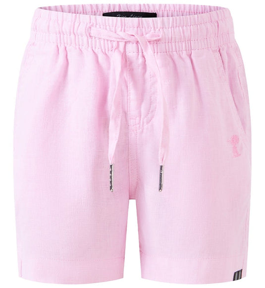 Pilbara Childrens Linen Shorts - Pink
