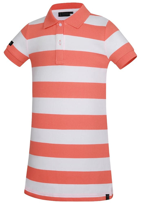Pilbara Girls Amelia Polo Dress - Camellia/White