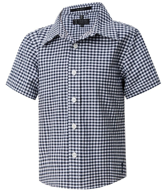 Pilbara Childrens Short Sleeve Gingham Shirt