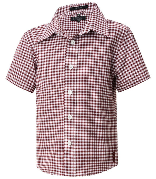 Pilbara Childrens Short Sleeve Gingham Shirt
