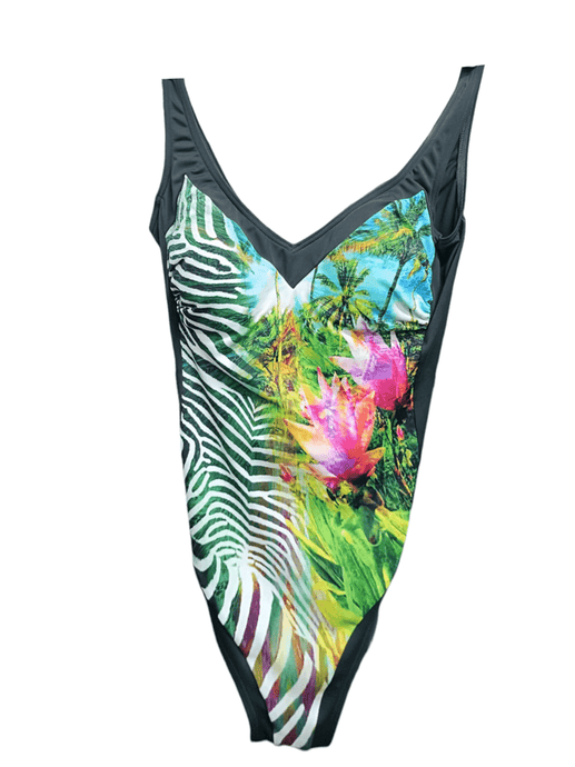 Sunmarin Womens Closed Back Floral One-Peice