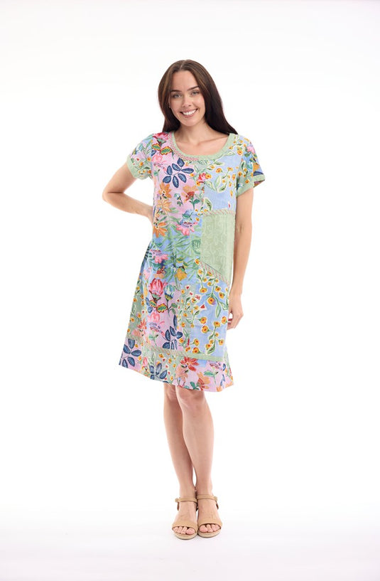 Orientique Womens Sur Mer Dress Patch