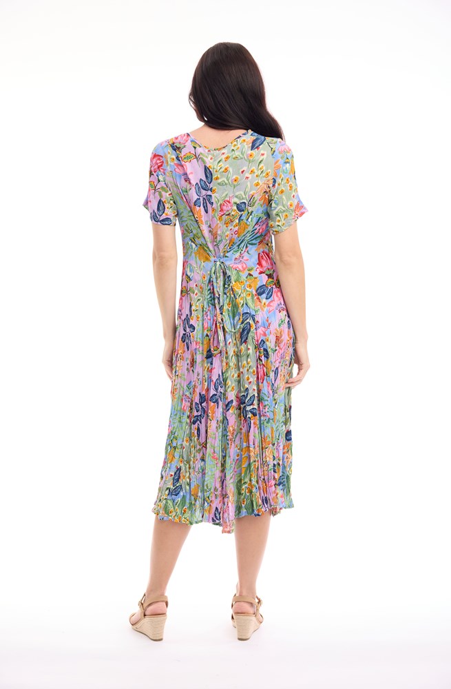 Load image into Gallery viewer, Orientique Womens Sur Mer Dress Godet

