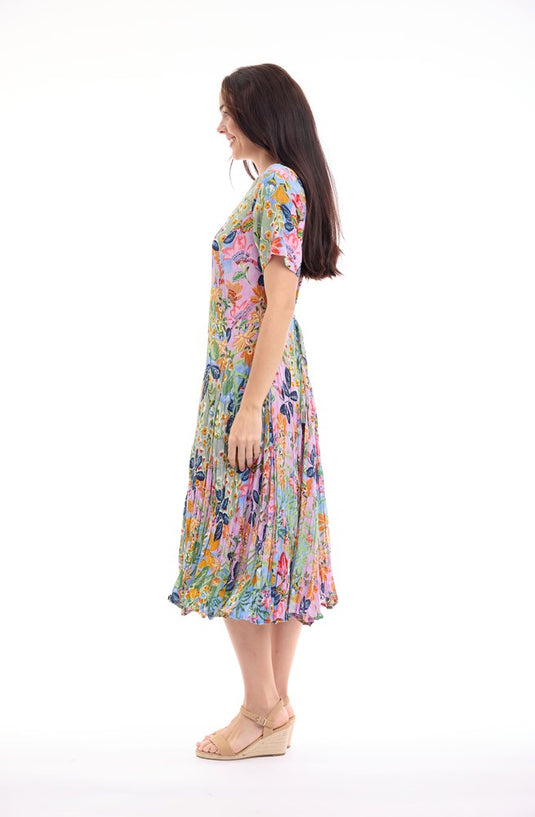 Orientique Womens Sur Mer Dress Godet