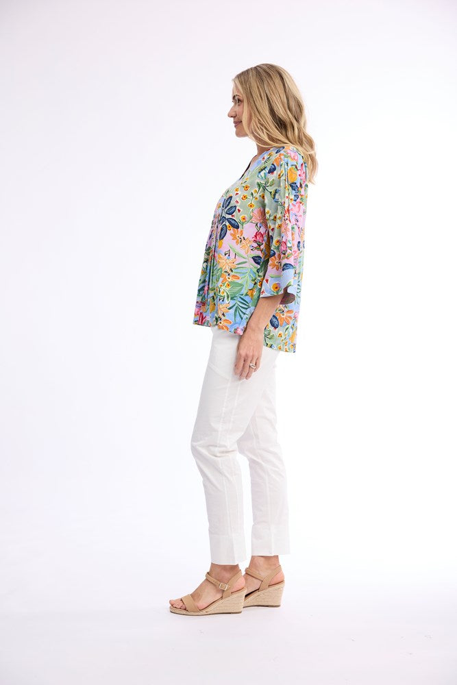 Load image into Gallery viewer, Orientique Womens Sur Mer Top V
