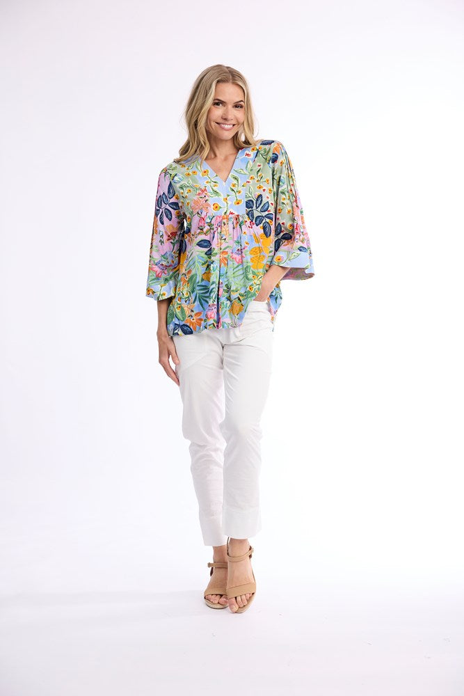 Load image into Gallery viewer, Orientique Womens Sur Mer Top V
