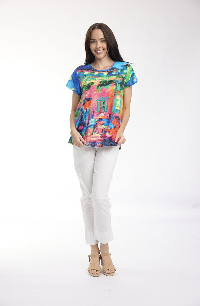 Load image into Gallery viewer, Orientique Womens T-Shirt Contemporary Crew
