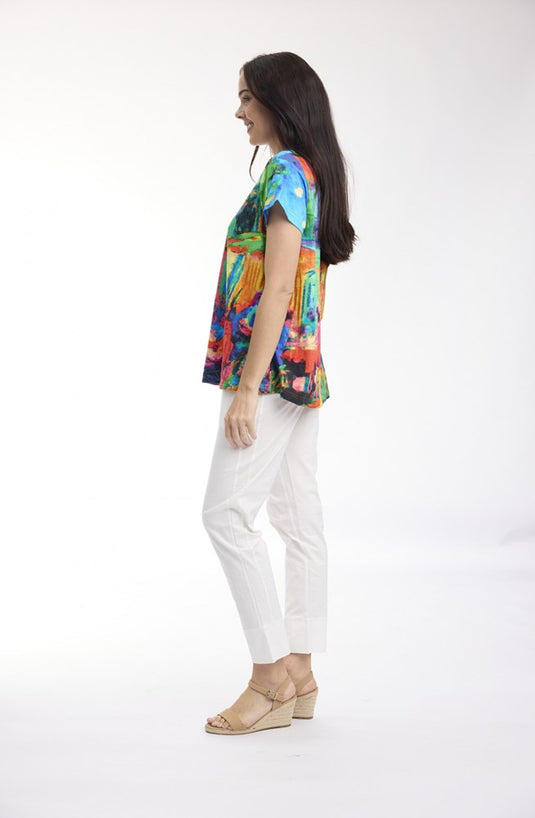 Orientique Womens T-Shirt Contemporary Crew