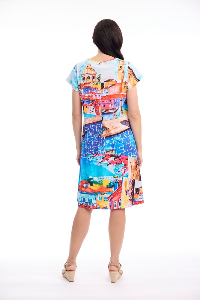 Load image into Gallery viewer, Orientique Womens Lisbon Easy Fit Dress
