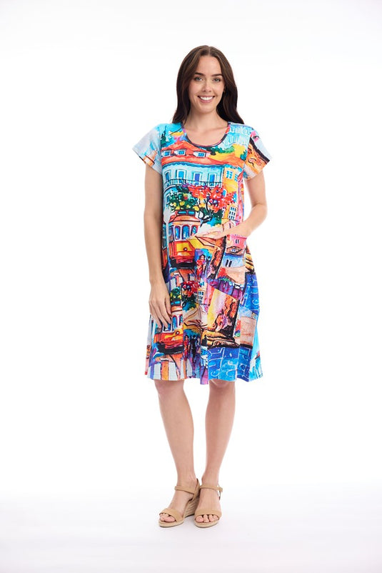 Orientique Womens Lisbon Easy Fit Dress