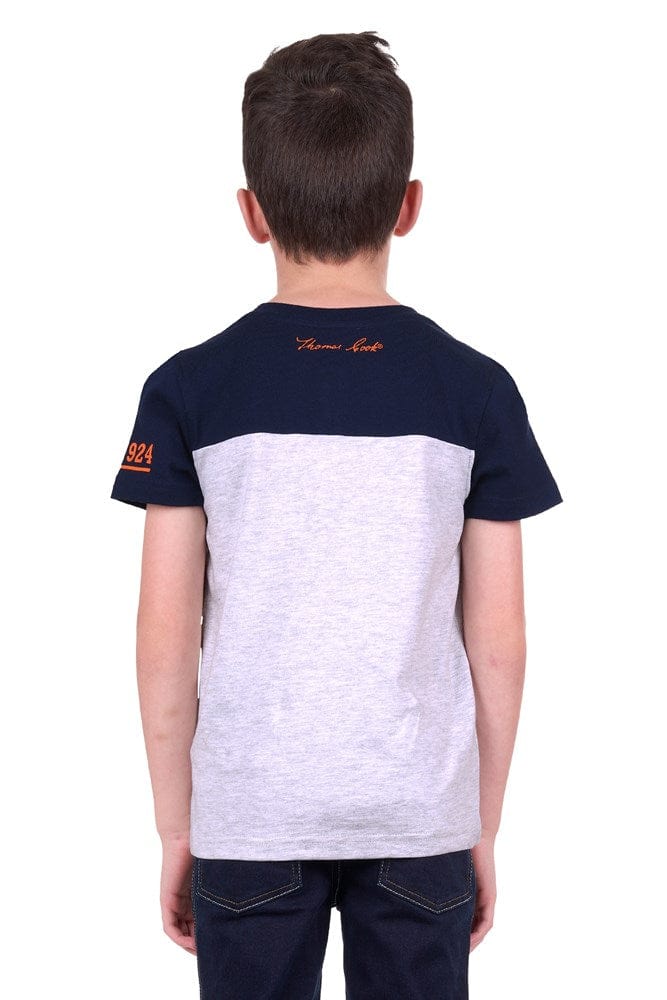 Load image into Gallery viewer, Thomas Cook Boys Riley 1-Pocket Short Sleeve Henley Tee
