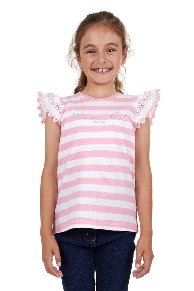 Load image into Gallery viewer, Thomas Cook Girls Eva Short Sleeve Flutter Tee
