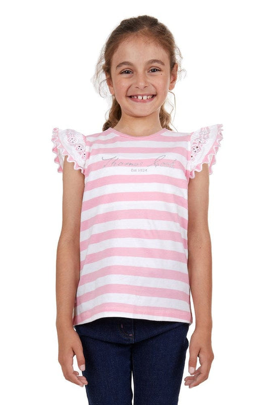 Thomas Cook Girls Eva Short Sleeve Flutter Tee