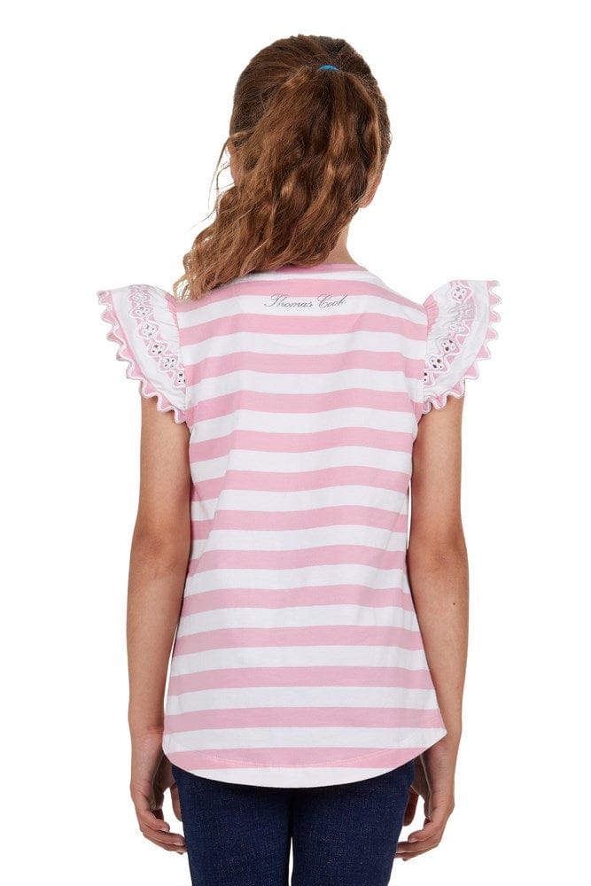 Load image into Gallery viewer, Thomas Cook Girls Eva Short Sleeve Flutter Tee
