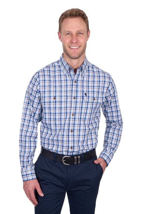 Thomas Cook Mens Thomas Check 2-Pocket Long Sleeve Shirt