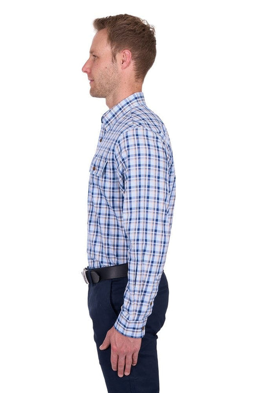 Thomas Cook Mens Thomas Check 2-Pocket Long Sleeve Shirt