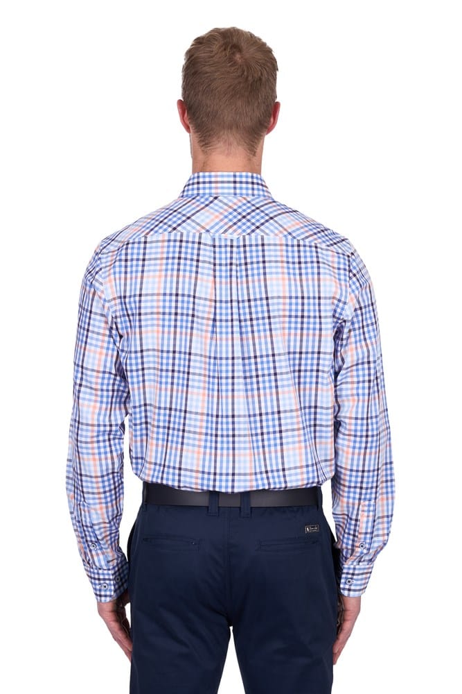 Load image into Gallery viewer, Thomas Cook Mens Mark Check 2-Pocket Long Sleeve Shirt
