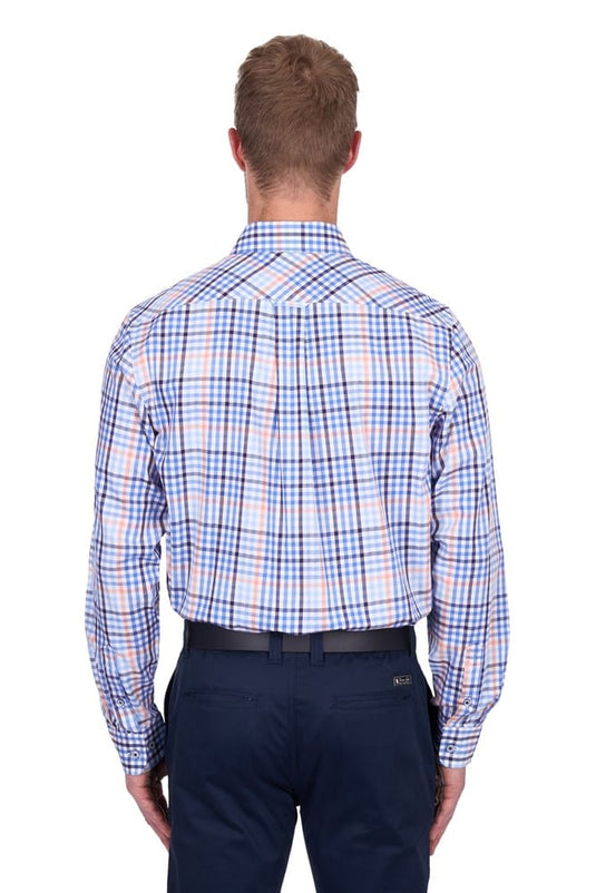 Thomas Cook Mens Mark Check 2-Pocket Long Sleeve Shirt