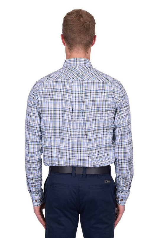 Thomas Cook Mens Eric Check 2-Pocket Long Sleeve Shirt