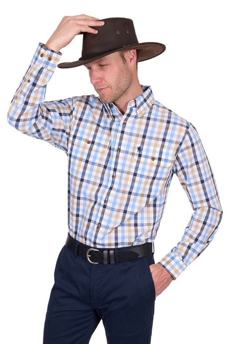 Thomas Cook Mens Jesse Check 2-Pocket Long Sleeve Shirt