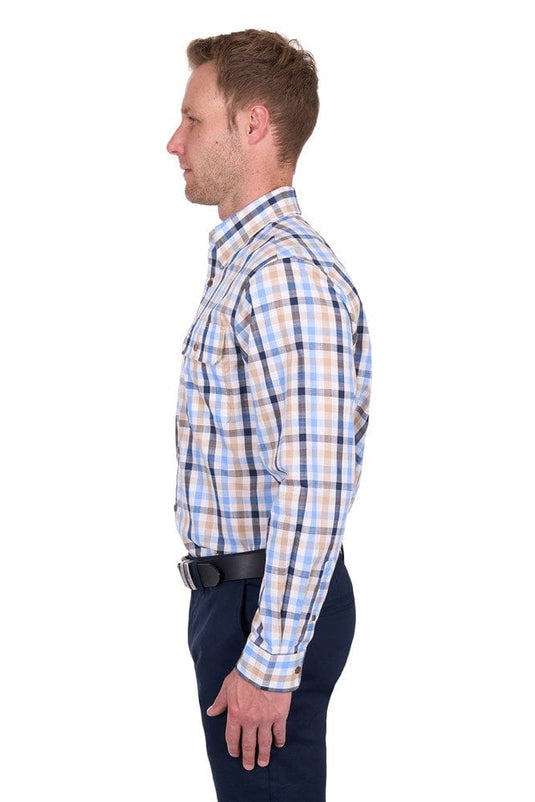 Thomas Cook Mens Jesse Check 2-Pocket Long Sleeve Shirt