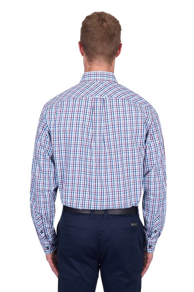 Load image into Gallery viewer, Thomas Cook Mens Joseph Check 1-Pocket Long Sleeve Shirt
