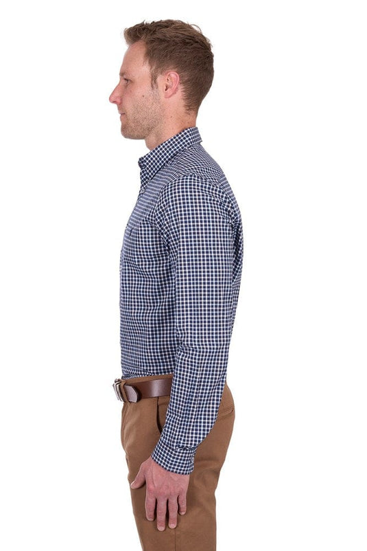 Thomas Cook Mens Jason Check Tailored Long Sleeve Shirt