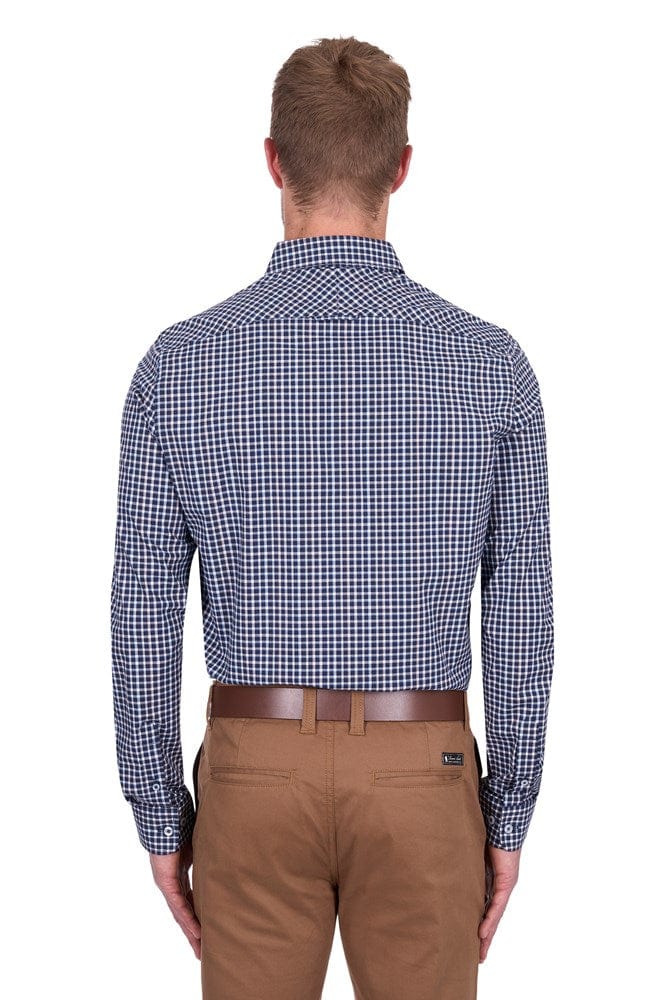 Load image into Gallery viewer, Thomas Cook Mens Jason Check Tailored Long Sleeve Shirt
