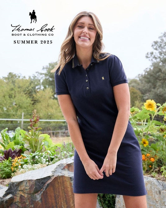 Thomas Cook Womens Traci Short Sleeve Polo Dress