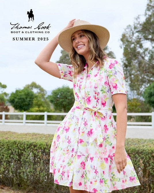 Thomas Cook Womens Flora Short Sleeve Dress