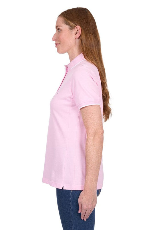 Thomas Cook Womens Michelle Short Sleeve Polo - Pale Pink