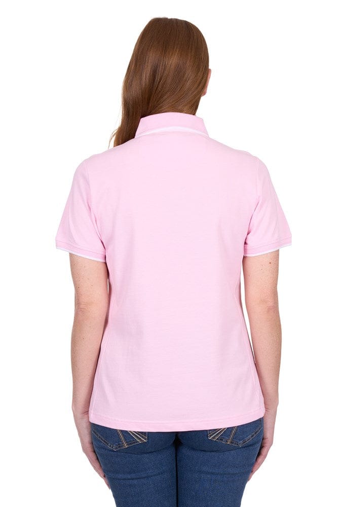 Load image into Gallery viewer, Thomas Cook Womens Michelle Short Sleeve Polo - Pale Pink
