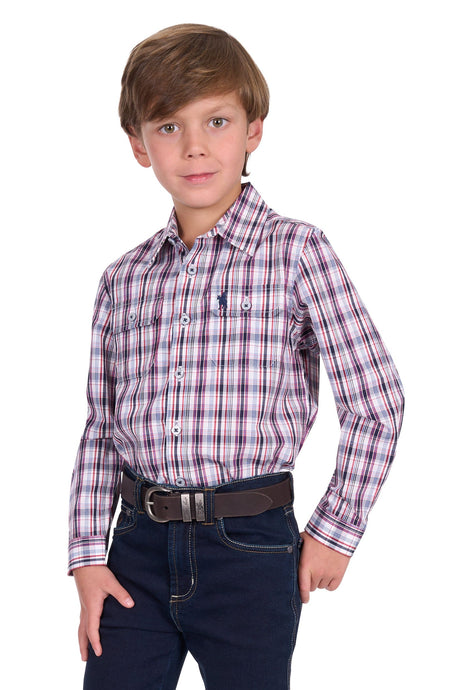 Thomas Cook Boys Jeff 2-Pocket Long Sleeve Shirt