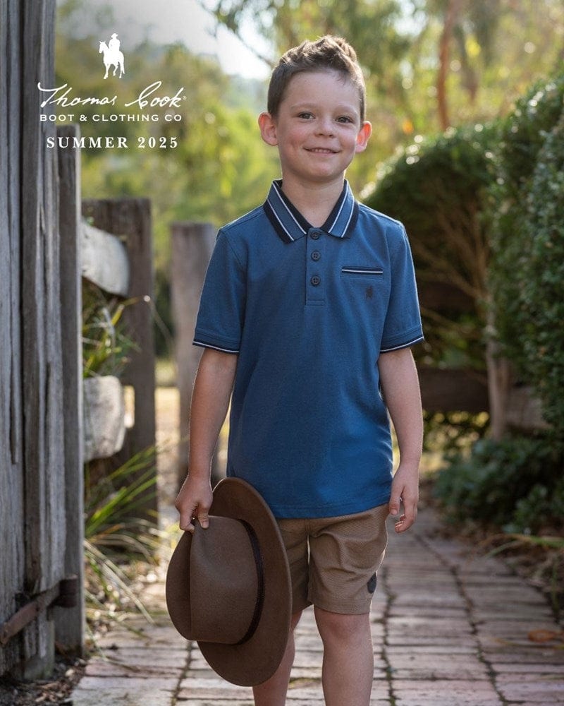 Load image into Gallery viewer, Thomas Cook Boys Ben 1-Pocket Short Sleeve Polo
