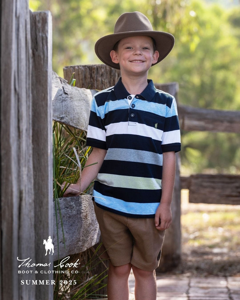 Load image into Gallery viewer, Thomas Cook Boys Charles 1-Pocket Short Sleeve Polo
