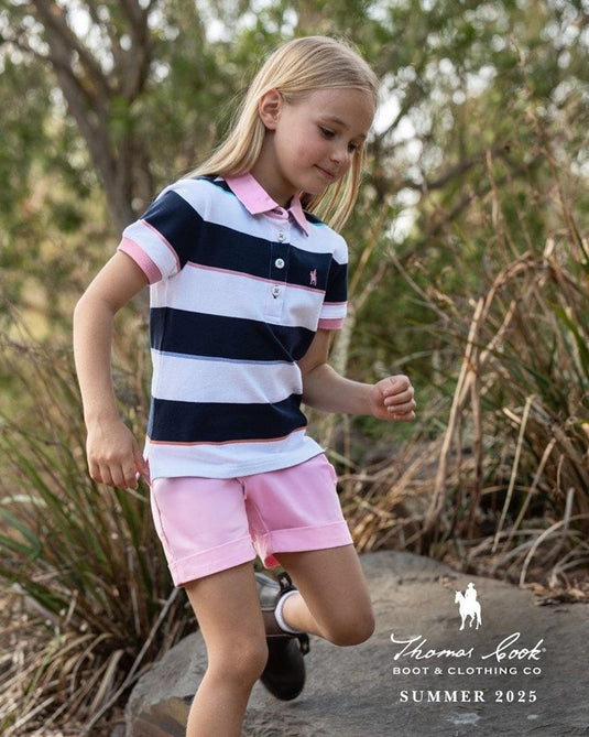 Thomas Cook Girls Gloria Short Sleeve Polo