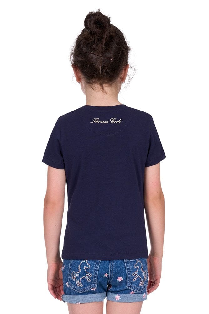 Load image into Gallery viewer, Thomas Cook Girls Bonny Short Sleeve Tee - Navy
