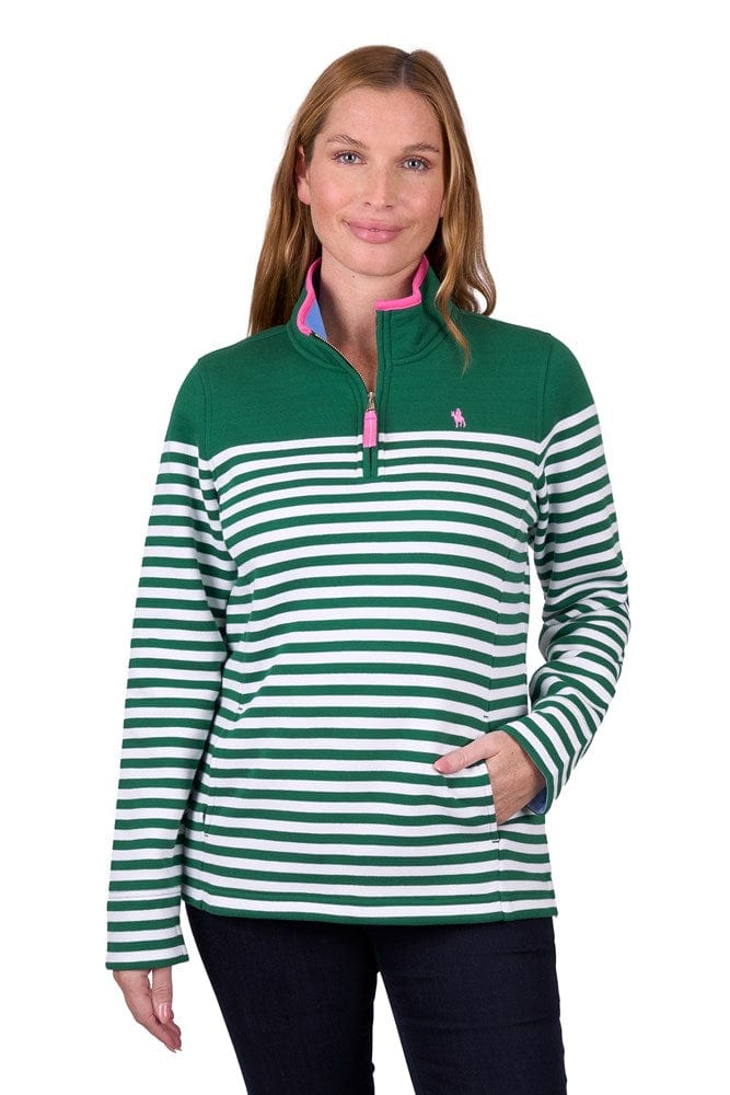 Load image into Gallery viewer, Thomas Cook Womens Andrea 1/4 Zip Rugby
