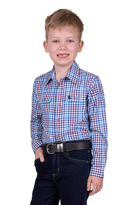 Thomas Cook Boys Fred 2 Pocket Long Sleeve Shirt