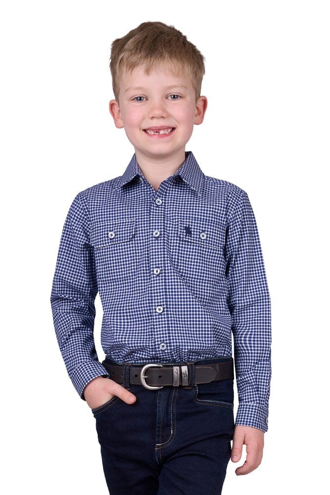 Load image into Gallery viewer, Thomas Cook Boys Brock 2 Pocket Long Sleeve Shirt
