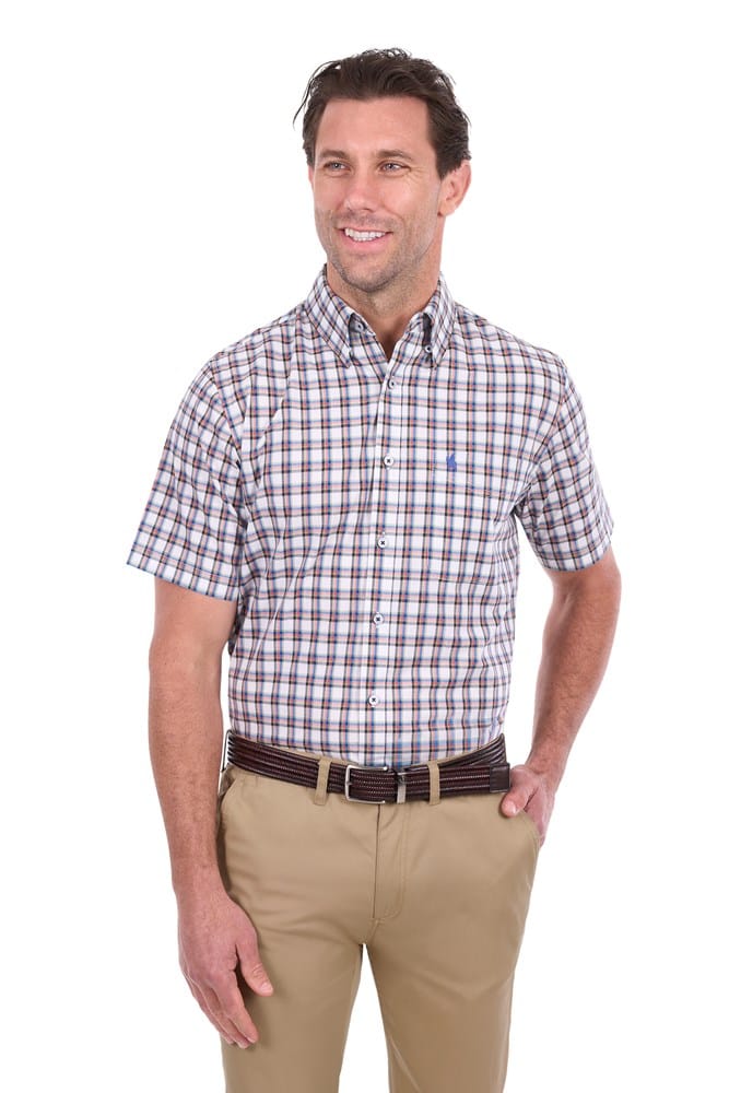 Load image into Gallery viewer, Thomas Cook Mens Arlo 1 Pocket Short Sleeve Shirt
