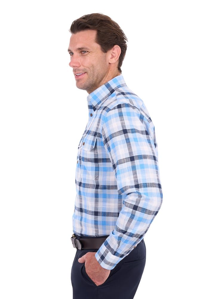 Load image into Gallery viewer, Thomas Cook Mens Jacob 2 Pocket Long Sleeve Shirt

