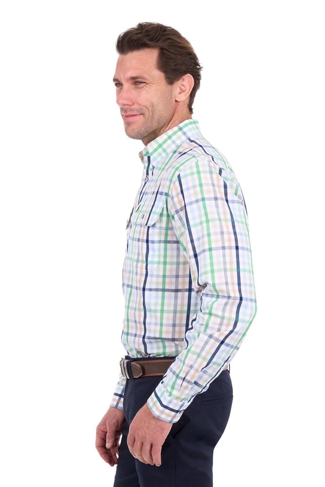 Load image into Gallery viewer, Thomas Cook Mens Louie 2 Pocket Long Sleeve Shirt
